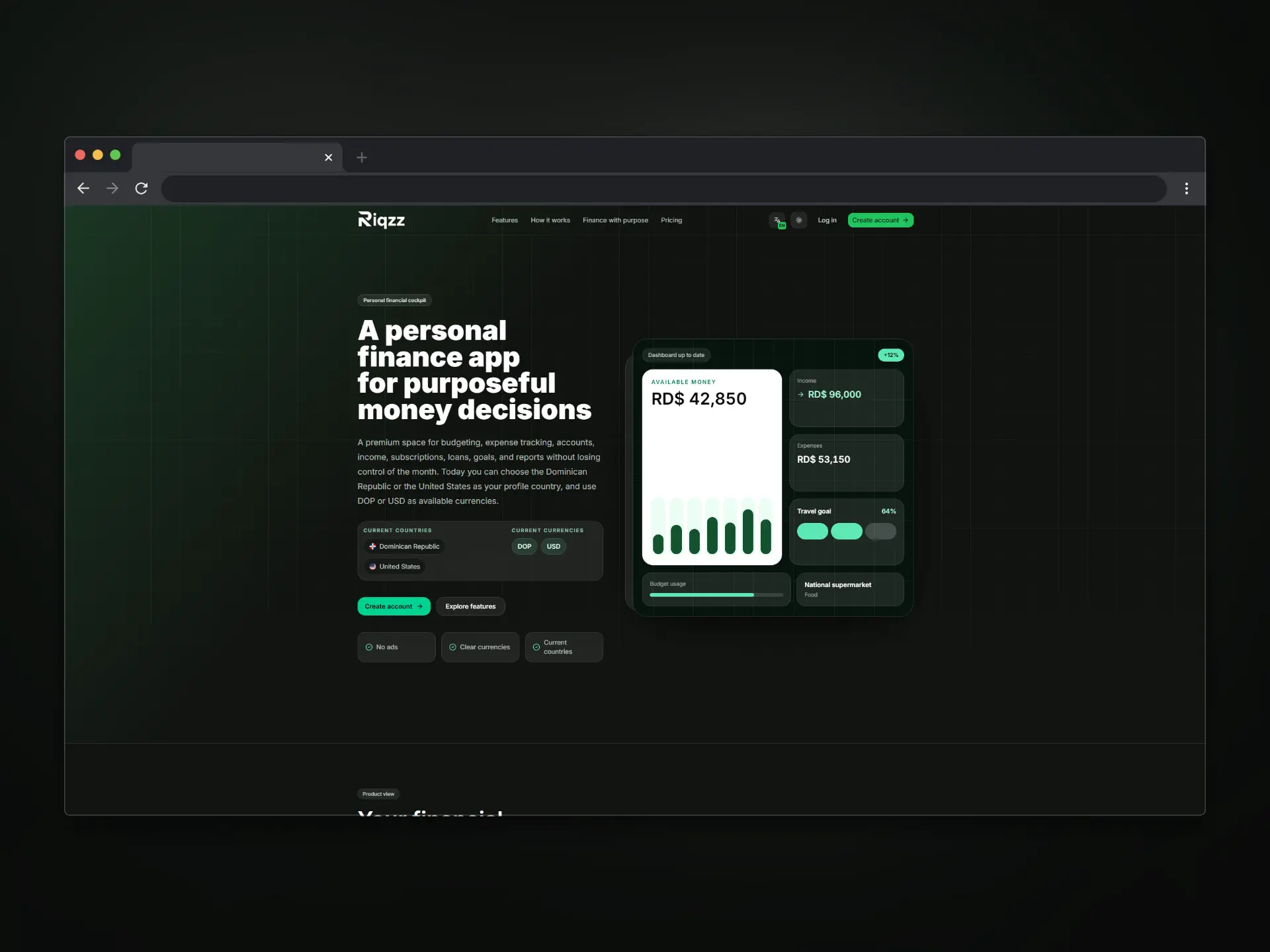 Riqzz — Fintech · Personal finance
